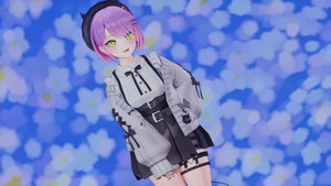 Hololive Tokoyami Towa Girly Outfit