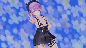 Hololive Tokoyami Towa Girly Outfit