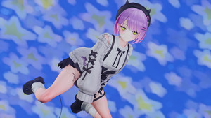 Hololive Tokoyami Towa Girly Outfit
